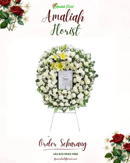 Krans Bunga Duka Kedokan Agung